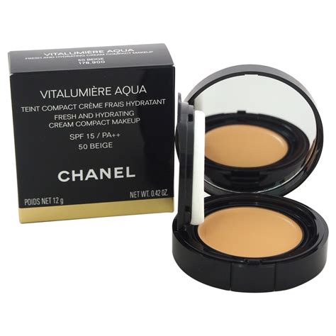 chanel vitalumiere aqua fresh and hydrating cream compact review|Chanel vitalumiere aqua beige rose.